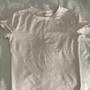 Hollister Light Pink Crew Neck Top